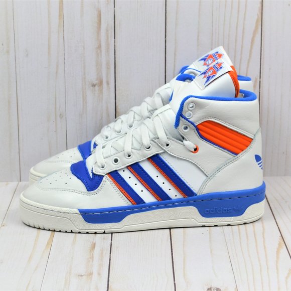 Retro Knicks Adidas Originals Rivalry HighTop SZ 8 - Picture 2 of 7